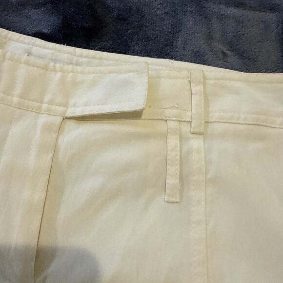 SYMMETRY White High-Rise Trouser Pants Belted Elastic Waist Size 6 - Picture 9 of 16